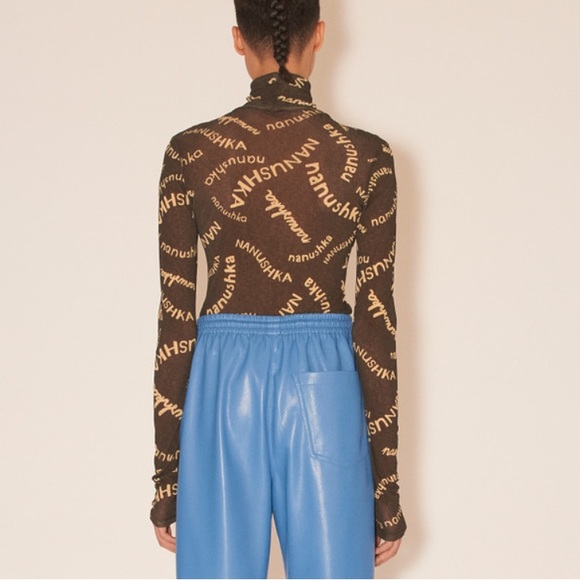 Nanushka Harri Mesh Turtleneck - L - Picture 3 of 4